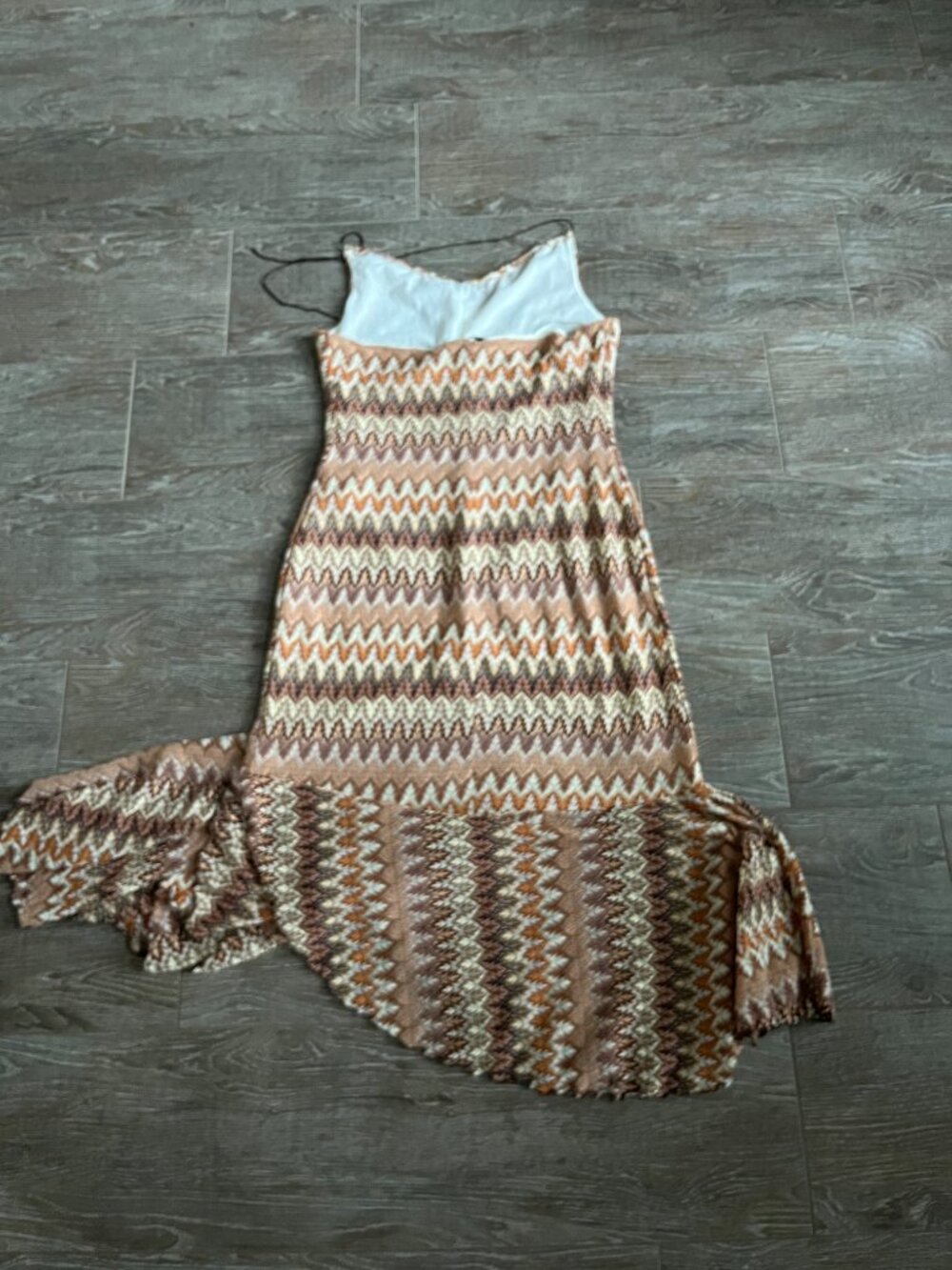 Banana Republic chevron dress size L - Picture 3 of 6